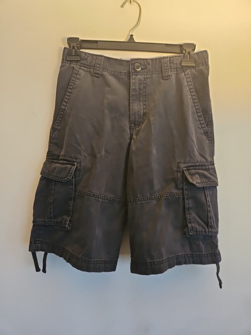 Cherokee Cargo Shorts Womens Sz 12 Blue Cotton